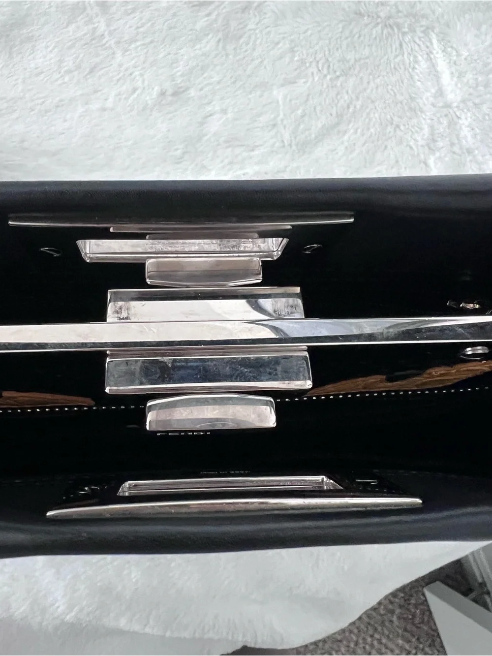 FENDI Bag, Fendi Peekaboo with Detachable Strap, Silver Hardware
